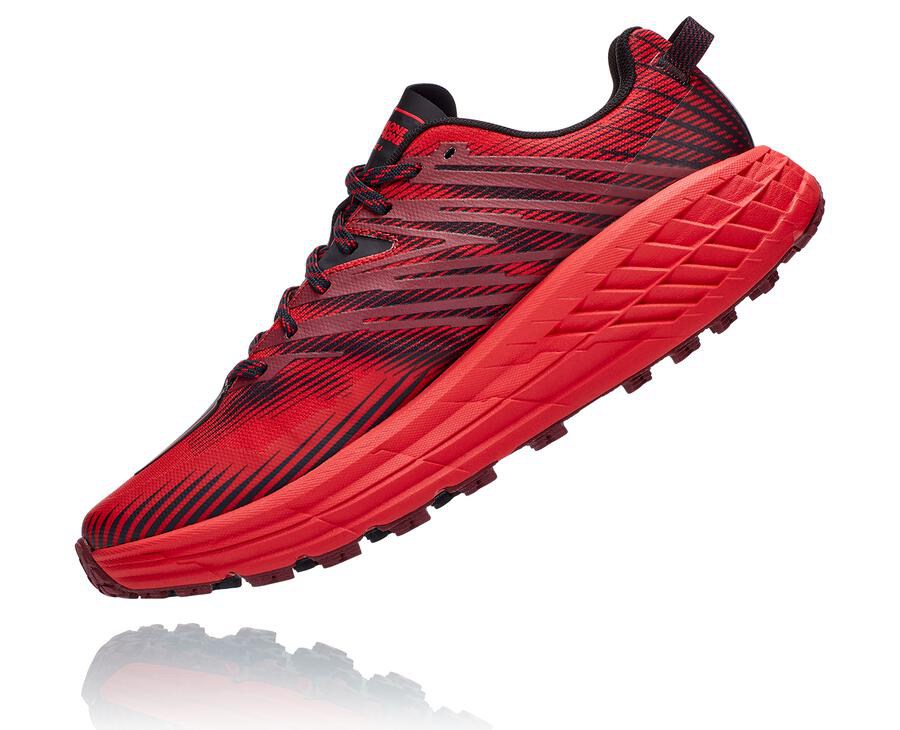 Hoka One One Spor Ayakkabı Erkek Kırmızı - Speedgoat 4 - RY0457132